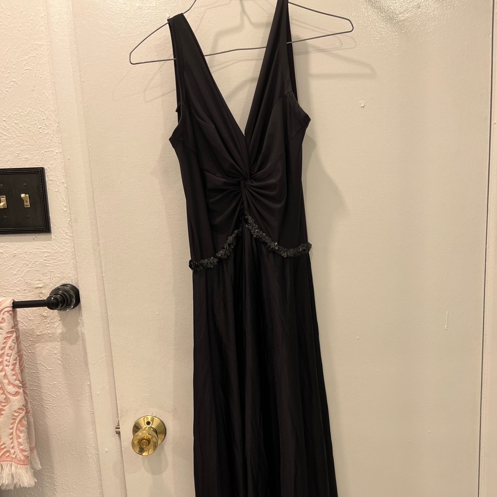 Black long dress